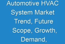 Automotive HVAC System Market Trend, Future Scope, Growth, Demand, Industry Outlook and Forecast 2025