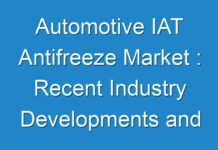 Automotive IAT Antifreeze Market : Recent Industry Developments and Growth Strategies Adopted by Players