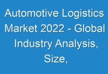 Automotive Logistics Market 2024 – Global Industry Analysis, Size, Share, Growth by 2025