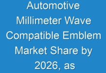 Automotive Millimeter Wave Compatible Emblem Market Share by 2026, as COVID-19 Pandemic Continues to Expand Quickly