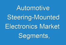 Automotive Steering-Mounted Electronics Market Segments, Opportunity, Growth And Forecast By End-Use Industry 2017 – 2025