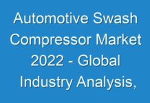 Automotive Swash Compressor Market 2024 – Global Industry Analysis, Size, Share, Growth, Trends 2031