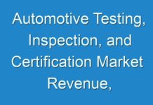 Automotive Testing, Inspection, and Certification Market Revenue, Market Value, Regions and Product Type – Forecast To 2027