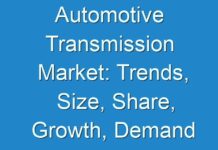 Automotive Transmission Market: Trends, Size, Share, Growth, Demand and Regional Outlook by 2030