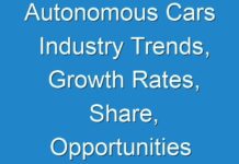 Autonomous Cars Industry Trends, Growth Rates, Share, Opportunities And Strategies