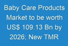 Baby Care Products Market to be worth US$ 109.13 Bn by 2026; New TMR Report Explores Impact of COVID-19 Outbreak on Market