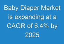 Baby Diaper Market is expanding at a CAGR of 6.4% by 2025