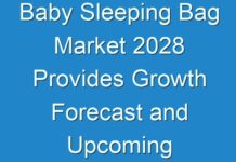 Baby Sleeping Bag Market 2028 Provides Growth Forecast and Upcoming Trends Opportunities by Types, Development Factors
