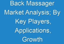 Back Massager Market Analysis; By Key Players, Applications, Growth Trends, Share & Segment Forecast to 2028