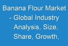 Banana Flour Market – Global Industry Analysis, Size, Share, Growth, Trends and Forecast 2017 – 2025