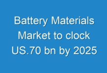 Battery Materials Market to clock US.70 bn by 2025
