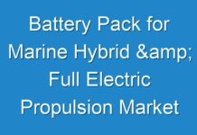 Battery Pack for Marine Hybrid & Full Electric Propulsion Market to Reach Valuation of ~US$ 600 Mn by 2030