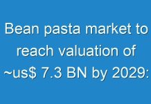 Bean pasta market to reach valuation of ~us$ 7.3 BN by 2029: TRANSPARENCY MARKET RESEARCH
