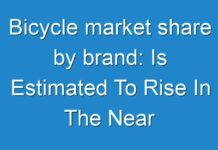 Bicycle market share by brand: Is Estimated To Rise In The Near Future 2018 – 2026