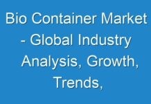 Bio Container Market – Global Industry Analysis, Growth, Trends, Forecast 2024; COVID-19 Pandemic Set to Drop Sales
