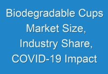 Biodegradable Cups Market Size, Industry Share, COVID-19 Impact Projection till 2027