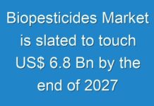 Biopesticides Market is slated to touch US$ 6.8 Bn by the end of 2027
