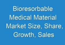 Bioresorbable Medical Material Market Size, Share, Growth, Sales Revenue and Key Drivers Analysis Research Report by 2028