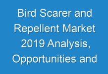 Bird Scarer and Repellent Market 2019 Analysis, Opportunities and Forecast To 2027