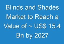 Blinds and Shades Market to Reach a Value of ~ US$ 15.4 Bn by 2027