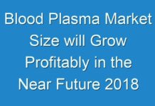 Blood Plasma Market Size will Grow Profitably in the Near Future 2018 – 2026