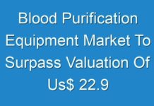 Blood Purification Equipment Market To Surpass Valuation Of Us$ 22.9 Bn By 2030