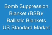 Bomb Suppression Blanket (BSB)/ Ballistic Blankets US Standard Market Growth, Trends, Absolute Opportunity and Value Chain 2018-2026