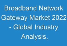 Broadband Network Gateway Market 2024 – Global Industry Analysis, Size, Share, Growth, Trends and Forecast 2018 – 2026