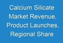 Calcium Silicate Market Revenue, Product Launches, Regional Share Analysis & Forecast Till 2027