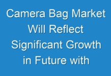 Camera Bag Market Will Reflect Significant Growth in Future with Size, Share, Growth During 2030