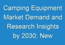 Camping Equipment Market Demand and Research Insights by 2030; New TMR Report Explores Impact of COVID-19 Outbreak on Market