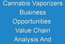 Cannabis Vaporizers Business Opportunities Value Chain Analysis And Forecast Up To 2030
