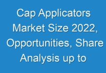 Cap Applicators Market Size 2024, Opportunities, Share Analysis up to 2030