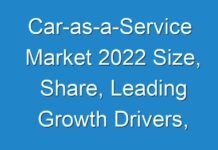 Car-as-a-Service Market 2024 Size, Share, Leading Growth Drivers, Emerging Audience, Segments, Industry Sales, Profits & Analysis