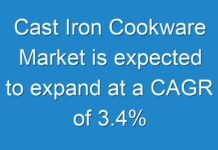 Cast Iron Cookware Market is expected to expand at a CAGR of 3.4% 2025; TMR Analyzes Impact of COVID-19 on Market