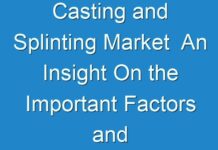 Casting and Splinting Market An Insight On the Important Factors and Trends Influencing the Market 2016 – 2024