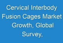 Cervical Interbody Fusion Cages Market Growth, Global Survey, Analysis, Share, Company Profiles and Forecast by 2027