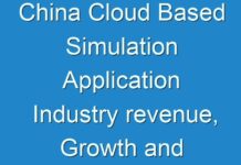 China Cloud Based Simulation Application Industry revenue, Growth and Key Manufacturers, Top Countries Data, Analysis Report 2031