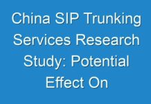 China SIP Trunking Services Research Study: Potential Effect On Upcoming Future Growth, Competitive Analysis And Forecast 2024-2030