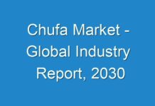 Chufa Market – Global Industry Report, 2030