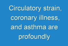 Circulatory strain, coronary illness, and asthma are profoundly associated: Here is the ticket of it