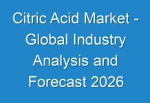 Citric Acid Market – Global Industry Analysis and Forecast 2026