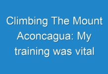 Climbing The Mount Aconcagua: My training was vital