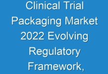 Clinical Trial Packaging Market 2024 Evolving Regulatory Framework, Consumer Demand to Drive Global Market