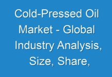 Cold-Pressed Oil Market – Global Industry Analysis, Size, Share, Growth, Trends, and Forecast, 2019 – 2027