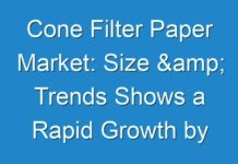 Cone Filter Paper Market: Size & Trends Shows a Rapid Growth by 2030