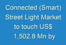 Connected (Smart) Street Light Market to touch US$ 1,502.8 Mn by 2026; COVID-19 Pandemic Set to Drop Sales