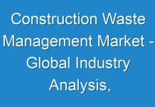 Construction Waste Management Market – Global Industry Analysis, Size, Share, Trends, Analysis, Growth and Forecast 2018 – 2026