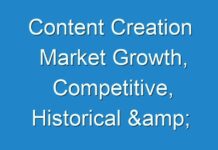 Content Creation Market Growth, Competitive, Historical & Forecast Analysis, 2024-2030