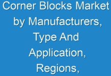Corner Blocks Market by Manufacturers, Type And Application, Regions, Forecast To 2026